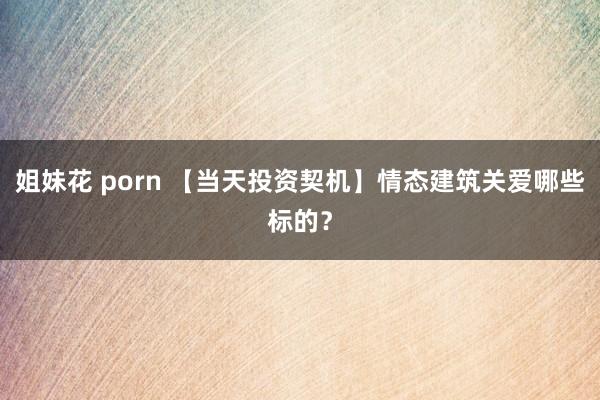 姐妹花 porn 【当天投资契机】情态建筑关爱哪些标的？