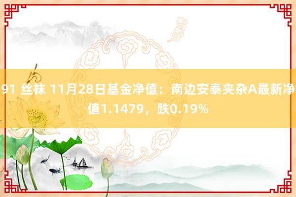 91 丝袜 11月28日基金净值：南边安泰夹杂A最新净值1.1479，跌0.19%