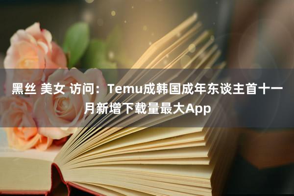 黑丝 美女 访问：Temu成韩国成年东谈主首十一月新增下载量最大App